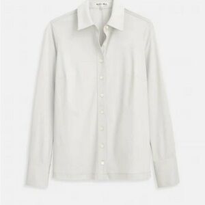 Alex Mill Jamie Light Gray Button-Up Shirt